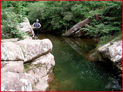 Le Bastan dans les gorges